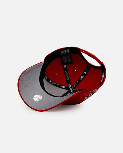 New Era Los Angeles Angels 'Rose Emblem' 9FORTY A-Frame Snapback Official Team Color