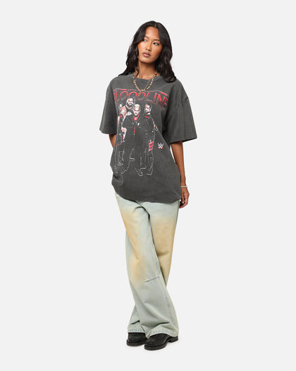 Culture Kings X WWE The Bloodline Heavyweight T-Shirt Black Wash