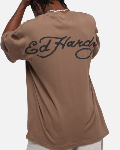 Ed Hardy Eagle T-Shirt Brown