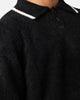 XXIII Fluffy Long Sleeve Polo Shirt Black