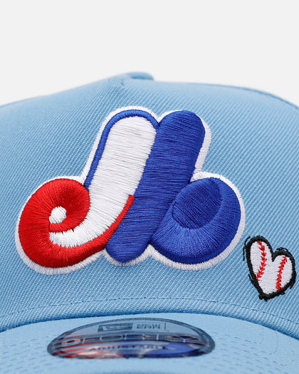 New Era Montreal Expos 'Baseball Hearts' 9FORTY A-Frame Snapback Official Team Color