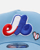 New Era Montreal Expos 'Baseball Hearts' 9FORTY A-Frame Snapback Official Team Color