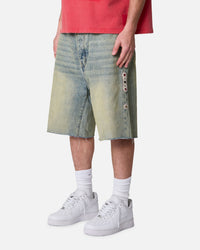 MNML Baggy Mojave Denim Shorts Blue