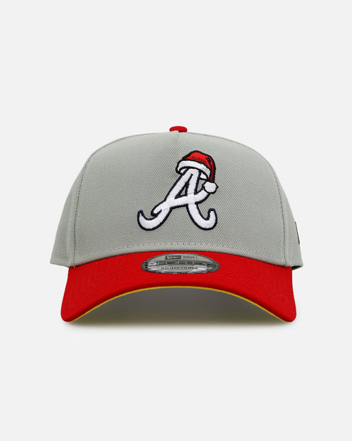 New Era Atlanta Braves 'All I Want For Christmas' 9FORTY A-Frame Snapback Green/Red