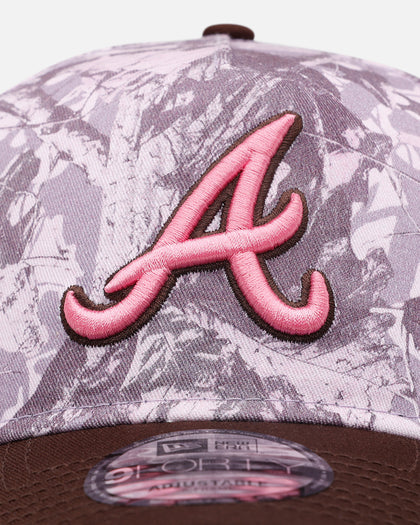 New Era Atlanta Braves 'Pink Tree Camo' 9FORTY A-Frame Snapback Pink