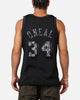Mitchell & Ness Los Angeles Lakers Shaquille O'Neal '96-97 Leather Elegance Swing Jersey Black