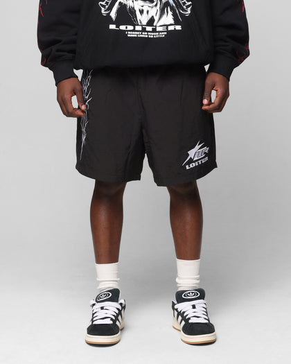 Loiter Cyber Beach Shorts Black