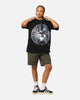 73Studio X Yu-Gi-Oh! Dark Magician Card Heavyweight T-Shirt Black