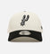 New Era San Antonio Spurs 'Easy Chrome Black' 9FORTY A-Frame Snapback Chrome/Black