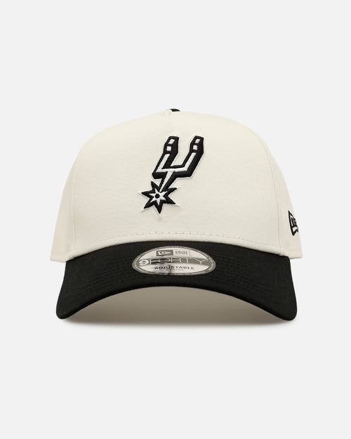 New Era San Antonio Spurs 'Easy Chrome Black' 9FORTY A-Frame Snapback Chrome/Black