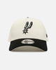 New Era San Antonio Spurs 'Easy Chrome Black' 9FORTY A-Frame Snapback Chrome/Black