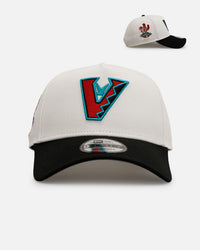 New Era Arizona Diamondbacks 'Team Color Visor' 9FORTY A-Frame Snapback Chrome/Official Team Color