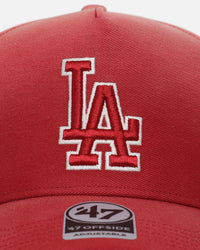 47 Brand Los Angeles Dodgers 'Sunbleach' 47 Offside Snapback Cayenne