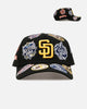 New Era San Diego Padres 'All Over Embroidery' 9FORTY A-Frame Snapback Black