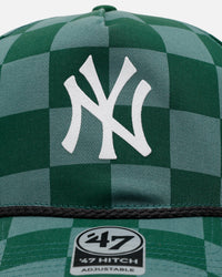 47 Brand New York Yankees 'Checkerboard' 47 Hitch Snapback Green