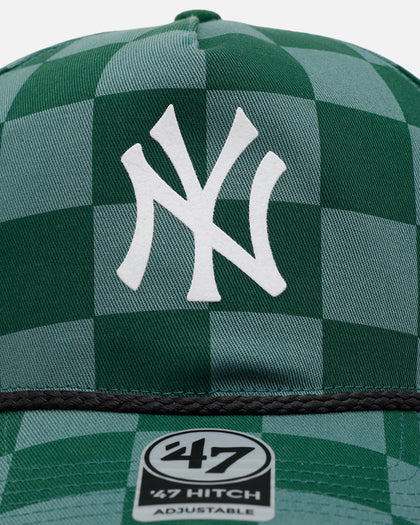 47 Brand New York Yankees 'Checkerboard' 47 Hitch Snapback Green