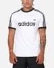 Adidas 3-Stripes Ringer T-Shirt White