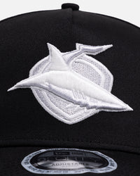 New Era Cronulla-Sutherland Sharks 'NRL Glow In The Dark' 9FORTY A-Frame Snapback Black