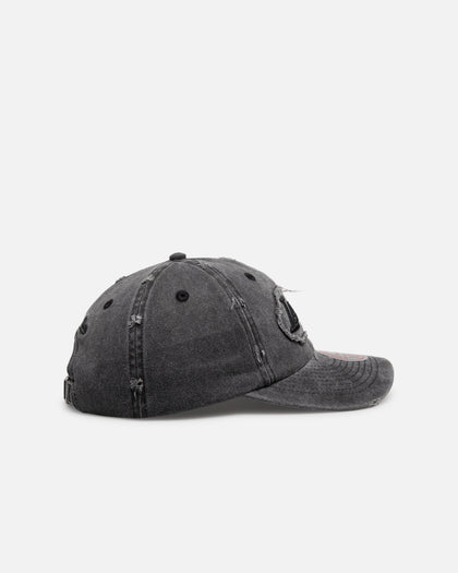 Mitchell & Ness Los Angeles Lakers 'Destroyed' Dad Fit Strapback Washed Black