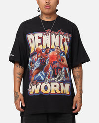 Mitchell & Ness Detroit Pistons Dennis Rodman Rookie Season T-Shirt Faded Black