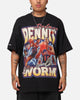 Mitchell & Ness Detroit Pistons Dennis Rodman Rookie Season T-Shirt Faded Black