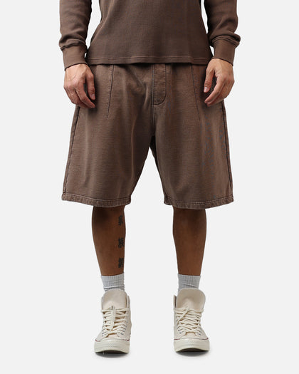 American Thrift Fleece Shorts Washed Brown