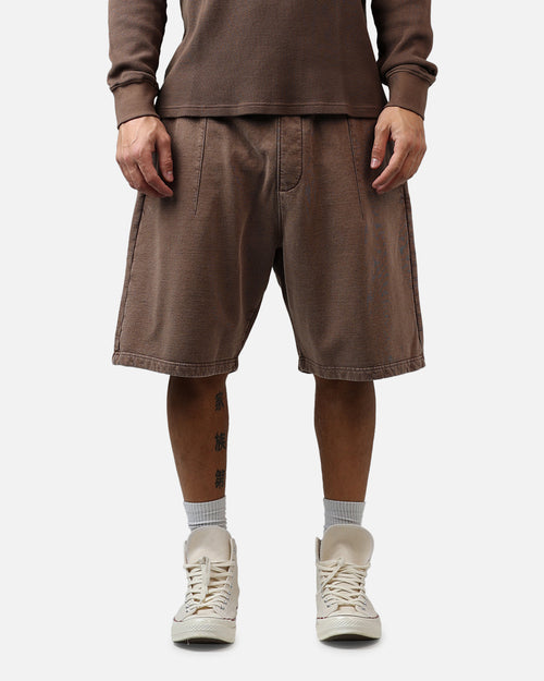 American Thrift Fleece Shorts Washed Brown