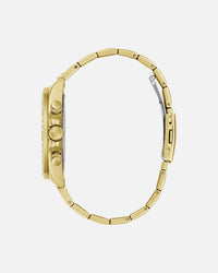 Guess Mainline Victor Crystal Champ Bracelet Watch Gold