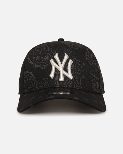 New Era New York Yankees 'Tonal Paisley' 9FORTY A-Frame Snapback Black