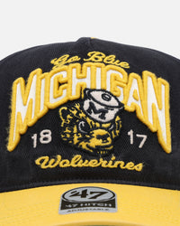 47 Brand Michigan Wolverines 'NCAA Trophy Case' Premium Hitch Snapback Navy