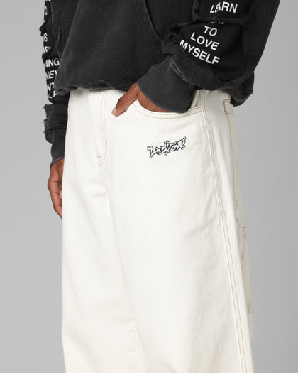 Loiter Star Born Jeans Off White