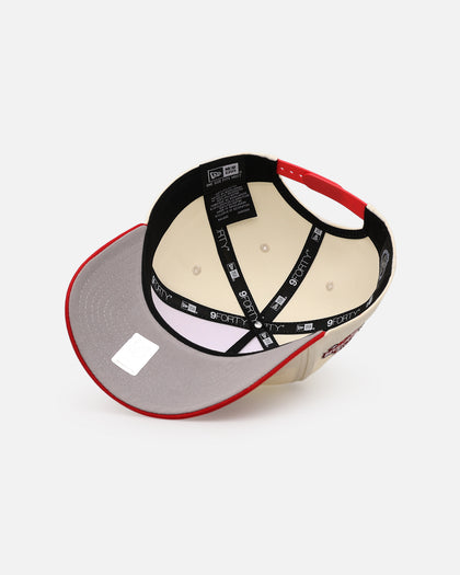 New Era Carolina Hurricanes 'Team Color Visor' 9FORTY A-Frame Snapback Chrome/Official Team Color