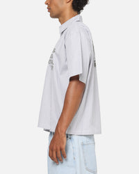 Majest Athletic Las Vegas Raiders Graphic Boxy Shirt White/Navy