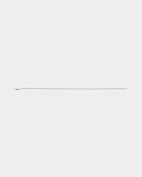 House Of Auric 3mm Cuban Link Bracelet Sterling Silver