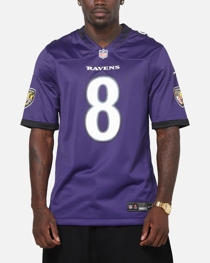 Nike Baltimore Ravens Lamar Jackson #8 Home Game NFL Jersey New Orchid