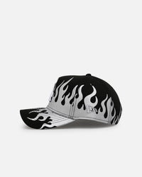 New Era Los Angeles Dodgers 'Metallic Flames' 9FORTY A-Frame Snapback Black/Silver