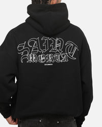 Saint Morta LA Flame Hoodie Black