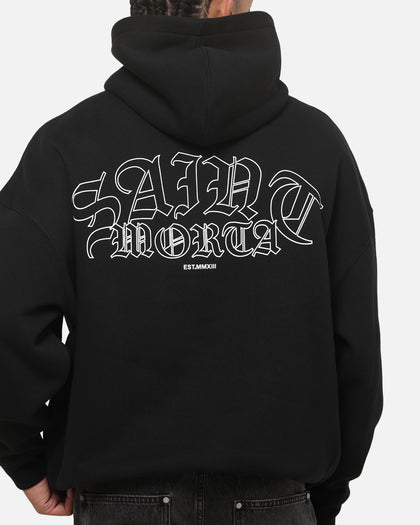 Saint Morta LA Flame Hoodie Black