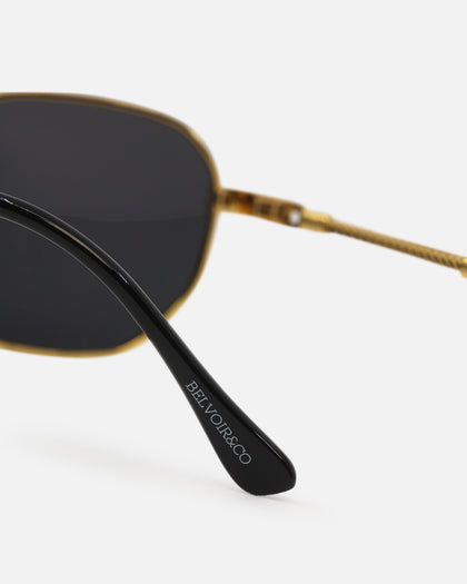 Belvoir & Co Maxwell Sunglasses Gold/Black