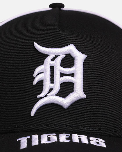 New Era Detroit Tigers 'Piping' 9FORTY A-Frame Snapback Black/White