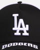 New Era Los Angeles Dodgers 'Piping' 9FORTY A-Frame Snapback Black/White
