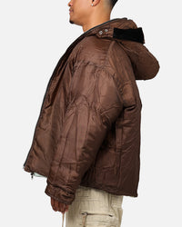 MNML Reversible Full Zip Puffer Jacket Mint