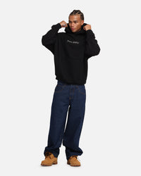 Saint Morta Weiry Hearts Boxy Hoodie Black