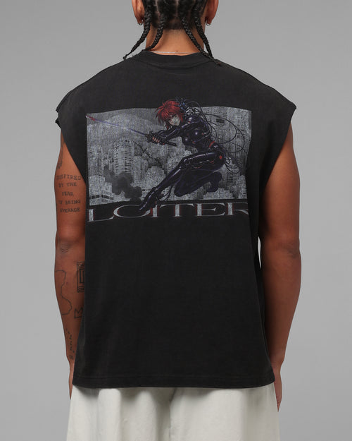 Loiter Spectre Muscle T-Shirt Black