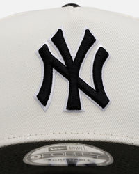 New Era New York Yankees 'Chrome Black' 9FORTY A-Frame Snapback Chrome/Black