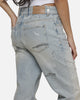 Represent Painted Denim Jeans Coastal Blue