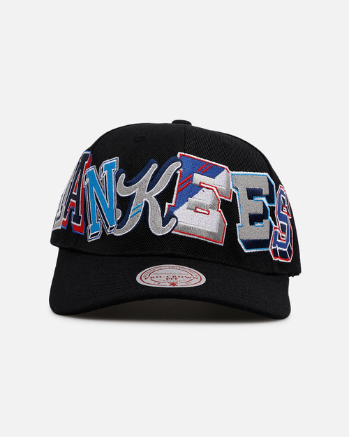 Mitchell & Ness New York Yankees 'Hyper Type' Pro Crown Snapback Black
