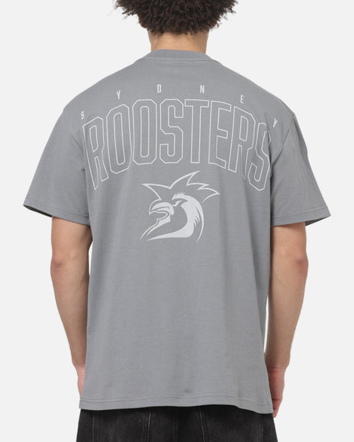 Bleacher Athletic Sydney Roosters NRL Attrition Solid T-Shirt Grey