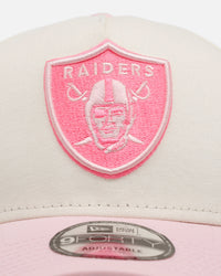 New Era Las Vegas Raiders 'Lover's Club' 9FORTY A-Frame Snapback Chrome