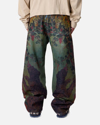 MNML Ultra Baggy Leopard Denim Jeans Multi